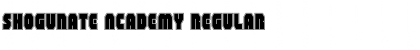 Shogunate Academy Font