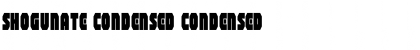 Shogunate Condensed Font