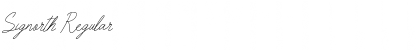 Signorth Font