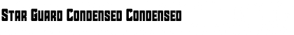 Star Guard Condensed Font