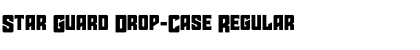 Star Guard Drop-Case Font