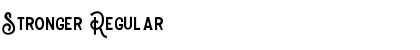 Stronger Font