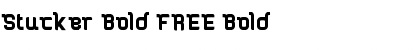 Stucker Bold FREE Font