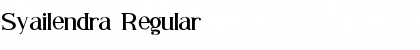 Syailendra Font