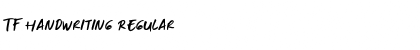 Download TF Handwriting Font Download TF Handwriting Font
