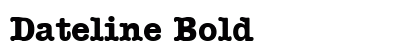 Dateline Bold preview