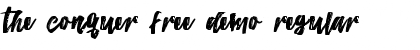 Download The Conquer Free Demo Font Download The Conquer Free Demo Font