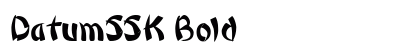 DatumSSK Bold preview
