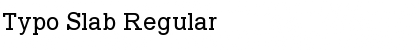Typo Slab Font