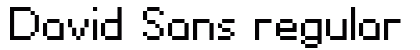 David Sans regular preview