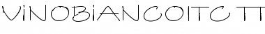 VinoBiancoITC TT Regular Font