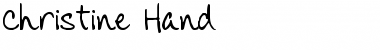 Christine Hand Font