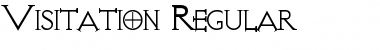 Visitation Regular Font