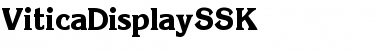 ViticaDisplaySSK Font