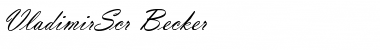 VladimirScr Becker Regular Font