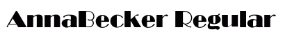 AnnaBecker Regular Preview
