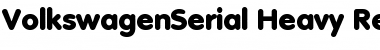 VolkswagenSerial-Heavy Font