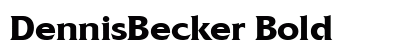 DennisBecker Bold preview