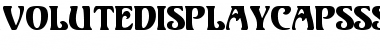 VoluteDisplayCapsSSK Font