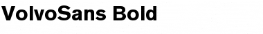VolvoSans Bold Font