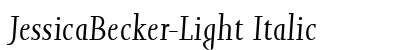 JessicaBecker-Light Italic preview