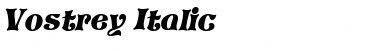 Vostrey Italic Font