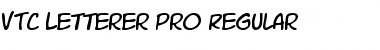 VTC Letterer Pro Font