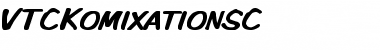 VTCKomixationSC Regular Font