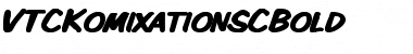 VTCKomixationSCBold Regular Font