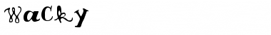 Download Wacky Font
