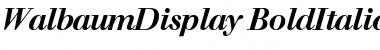 WalbaumDisplay Font