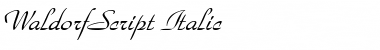 WaldorfScript Font