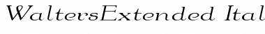 Download WaltersExtended Font