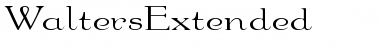 WaltersExtended Font