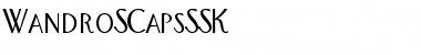 WandroSCapsSSK Regular Font