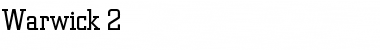 Download Warwick 2 Font Download Warwick 2 Font
