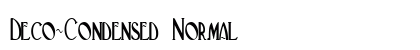 Deco-Condensed Normal preview