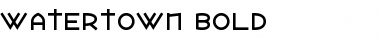 Download Watertown Bold Font Download Watertown Bold Font