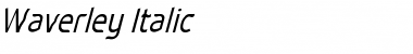Download Waverley Italic Font