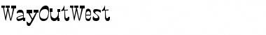 Download WayOutWest Font