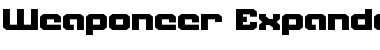 Weaponeer Expanded Font