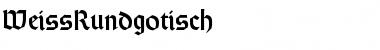 Download WeissRundgotisch Font