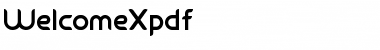WelcomeXpdf Regular Font