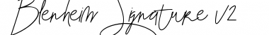 Blenheim Signature Regular Font