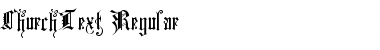 ChurchText Font