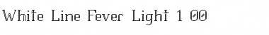 White Line Fever Light 1.00 Regular Font