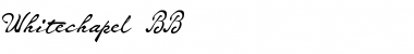 Download Whitechapel BB Font Download Whitechapel BB Font