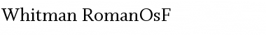Whitman-RomanOsF Font