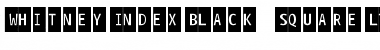 WhitneyIndexBlack Font