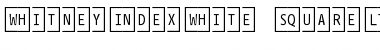 WhitneyIndexWhite Medium Font